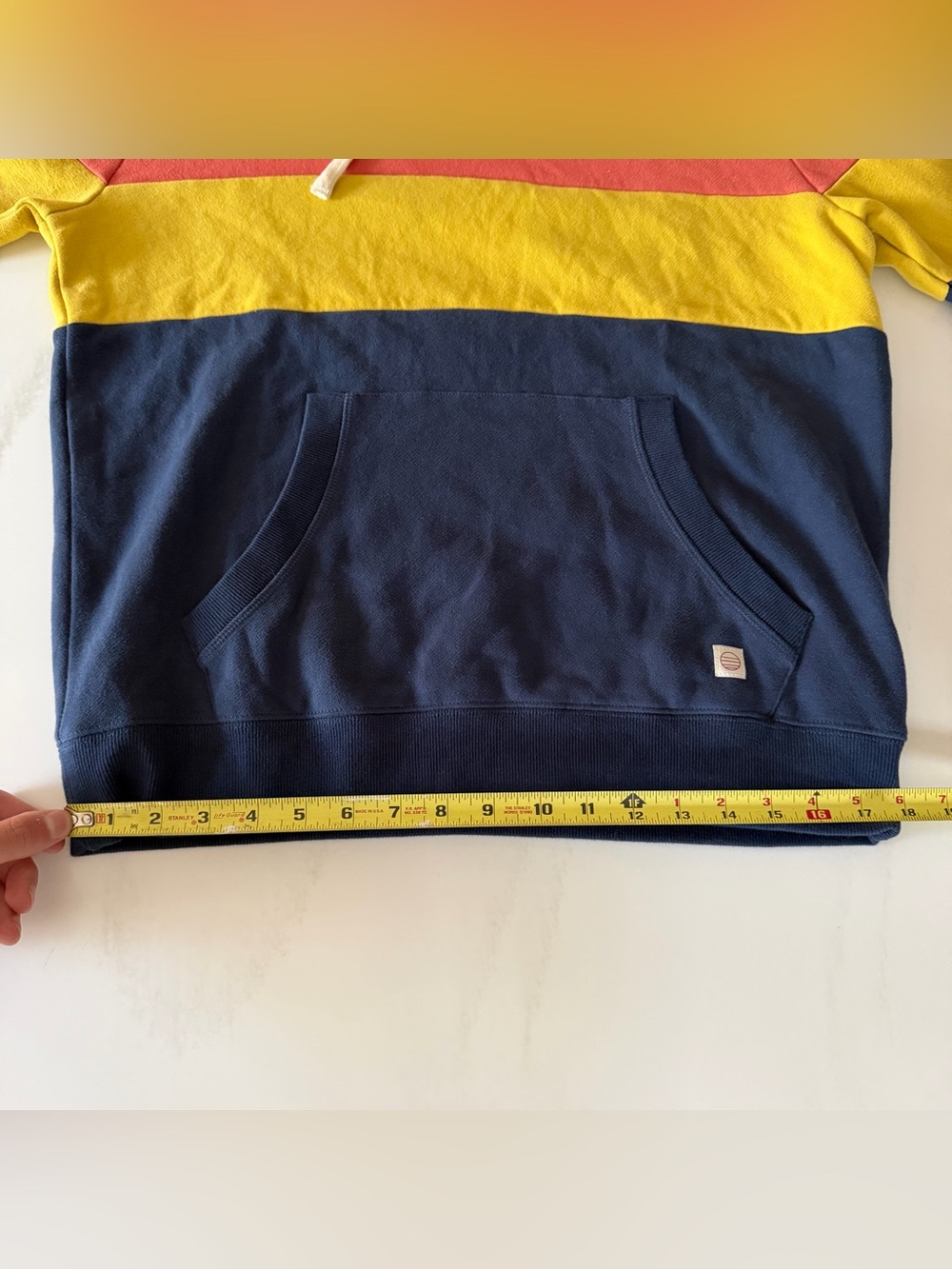 Marine Layer Retro Men's Archive Colorblock Hoodie Medium - Picture 6 of 8
